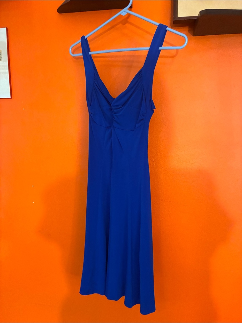 Moda International Royal Blue Sleeveless Mini Dress